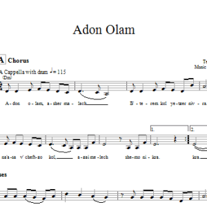 Steve Klaper Adon Olam Musik Noten - Lead Sheet / Fake Book - 66479-0