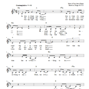Steve Klaper Breath Away Musik Noten - Lead Sheet / Fake Book - 66000-0