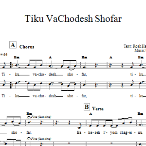 Steve Klaper Tiku VaChodesh Shofar Musik Noten - Lead Sheet / Fake Book - 66239-0