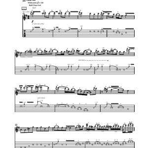 Steve Vai #?@! Yourself Musik Noten - Guitar Tab - 76802-0