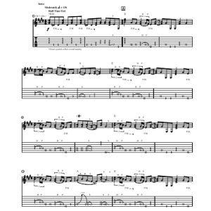 Steve Vai Natural Born Boy Musik Noten - Guitar Tab - 76797-0