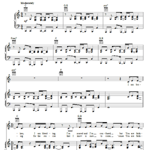 Steven Curtis Chapman Faithful Musik Noten - Piano, Vocal & Guitar Chords - 72928-0