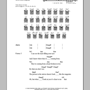 Steven Curtis Chapman Fingerprints Of God Musik Noten - Guitar Chords/Lyrics - 79386-0