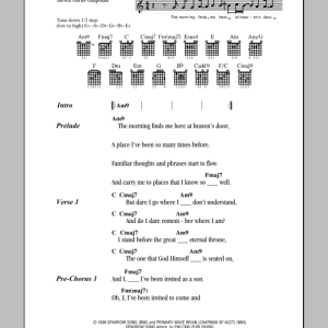 Steven Curtis Chapman Great Expectations Musik Noten - Guitar Chords/Lyrics - 79387-0