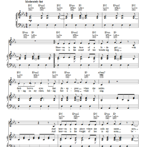 Steven Curtis Chapman Heaven Is The Face Musik Noten - Piano, Vocal & Guitar Chords - 72917-0
