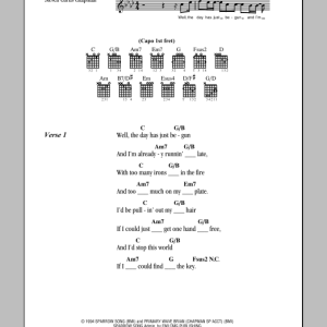 Steven Curtis Chapman King Of The Jungle Musik Noten - Guitar Chords/Lyrics - 79395-0