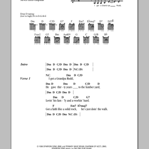 Steven Curtis Chapman The Walk Musik Noten - Guitar Chords/Lyrics - 79385-0