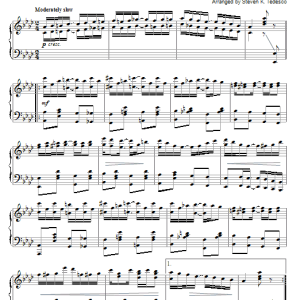 Steven Tedesco He Keeps Me Singing [Ragtime version] Musik Noten - Piano Solo - 67390-0