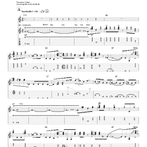 Stevie Ray Vaughan Collins Shuffle Musik Noten - Guitar Tab - 20875-0