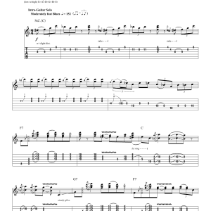 Stevie Ray Vaughan Empty Arms Musik Noten - Guitar Tab - 55408-0