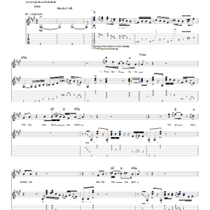 Stevie Ray Vaughan Life Without You Musik Noten - Guitar Tab - 21056-0