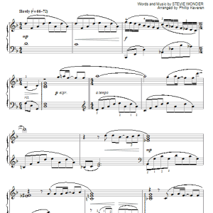 Stevie Wonder All In Love Is Fair (arr. Phillip Keveren) Musik Noten - Piano Solo - 55846-0