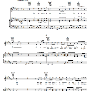 Stevie Wonder As Musik Noten - Piano, Vocal & Guitar Chords - 55663-0