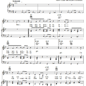 Stevie Wonder Nothing's Too Good For My Baby Musik Noten - Piano, Vocal & Guitar Chords - 21933-0