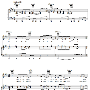 Stevie Wonder Power Flower Musik Noten - Piano, Vocal & Guitar Chords - 21936-0
