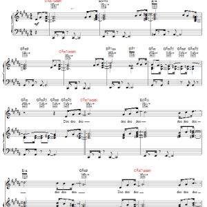 Stevie Wonder Rocket Love Musik Noten - Piano, Vocal & Guitar Chords - 21949-0