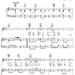 Stevie Wonder Village Ghetto Musik Noten - Piano, Vocal & Guitar Chords - 21937-0