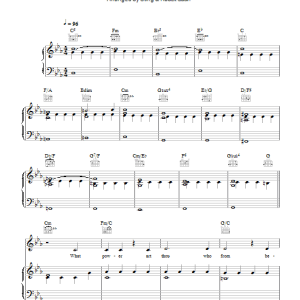 Sting Cold Song Musik Noten - Piano, Vocal & Guitar Chords - 49706-0