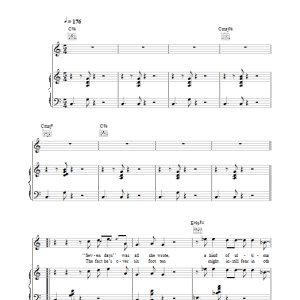 Sting Seven Days Musik Noten - Piano, Vocal & Guitar Chords - 33258-0