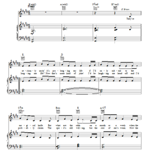 Sting So To Speak Musik Noten - Piano, Vocal & Guitar Chords - 153718-0