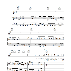 Sting This War Musik Noten - Piano, Vocal & Guitar Chords - 25767-0