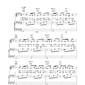Sting Whenever I Say Your Name Musik Noten - Piano, Vocal & Guitar Chords - 25768-0