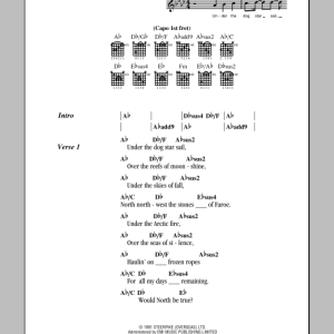 Sting Why Should I Cry For You? Musik Noten - Guitar Chords/Lyrics - 79052-0