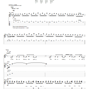 Stone Sour Cardiff Musik Noten - Guitar Tab - 57874-0