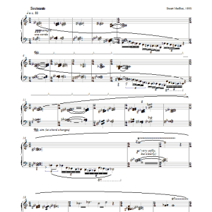 Stuart MacRae Piano Sonata, II Erosion/Glacial Musik Noten - Piano Solo - 42485-0