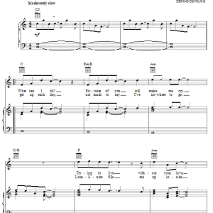 Styx Don't Let It End Musik Noten - Piano, Vocal & Guitar Chords - 65335-0