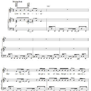 Styx Love Is The Ritual Musik Noten - Piano, Vocal & Guitar Chords - 20630-0