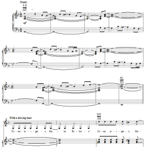 Styx Mr. Roboto Musik Noten - Piano, Vocal & Guitar Chords - 65334-0