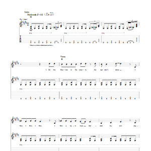 Sublime Freeway Time In LA County Jail Musik Noten - Guitar Tab - 79943-0