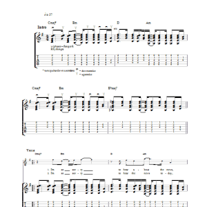 Suede Picnic By The Motorway Musik Noten - Guitar Tab - 23223-0