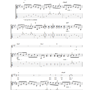 Suede Saturday Night Musik Noten - Guitar Tab - 23224-0