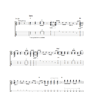 Suede Trash Musik Noten - Guitar Tab - 23228-0