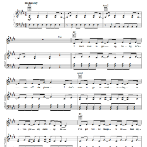 Sugarland All I Want To Do Musik Noten - Piano, Vocal & Guitar Chords - 65208-0