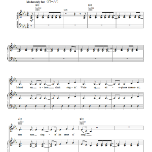 Sugarland It Happens Musik Noten - Piano, Vocal & Guitar Chords - 70051-0