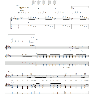 Sum 41 All Messed Up Musik Noten - Guitar Tab - 22936-0