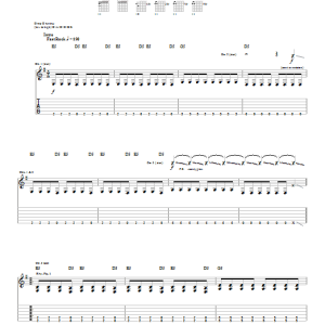 Sum 41 Hooch Musik Noten - Guitar Tab - 22940-0