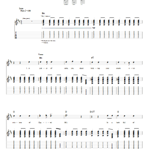 Sum 41 The Jester Musik Noten - Guitar Tab - 63293-0