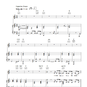 Susan Boyle Up The Mountain (MLK Song) Musik Noten - Piano, Vocal & Guitar Chords - 49786-0