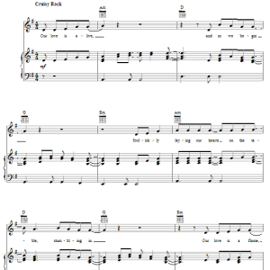 Suzi Quatro Stumblin' In Musik Noten - Piano, Vocal & Guitar Chords - 59428-0