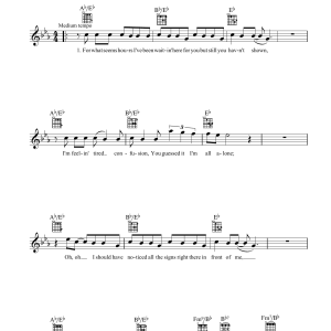 Swanee Temporary Heartache Musik Noten - Lead Sheet / Fake Book - 39399-0