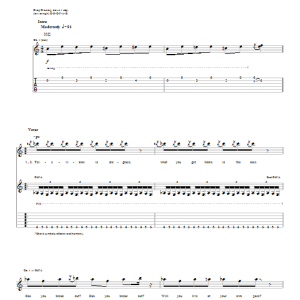 System Of A Down 36 Musik Noten - Guitar Tab - 22422-0