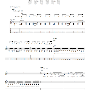 System Of A Down Innervision Musik Noten - Guitar Tab - 22210-0