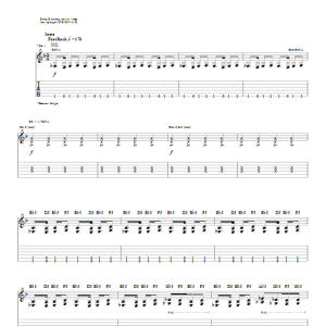 System Of A Down Pictures Musik Noten - Guitar Tab - 22423-0