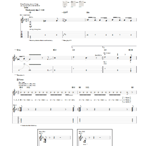 System Of A Down Violent Pornography Musik Noten - Guitar Tab - 51950-0