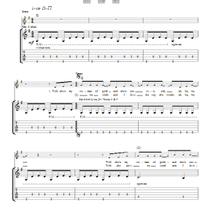 T. Rex Hot Love Musik Noten - Guitar Tab - 22903-0