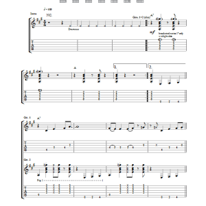 T Rex Jeepster Musik Noten - Guitar Tab - 22901-0